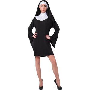Women Nun Costume Naughty Nun Dress Fancy Halloween Costumes Adult Outfit